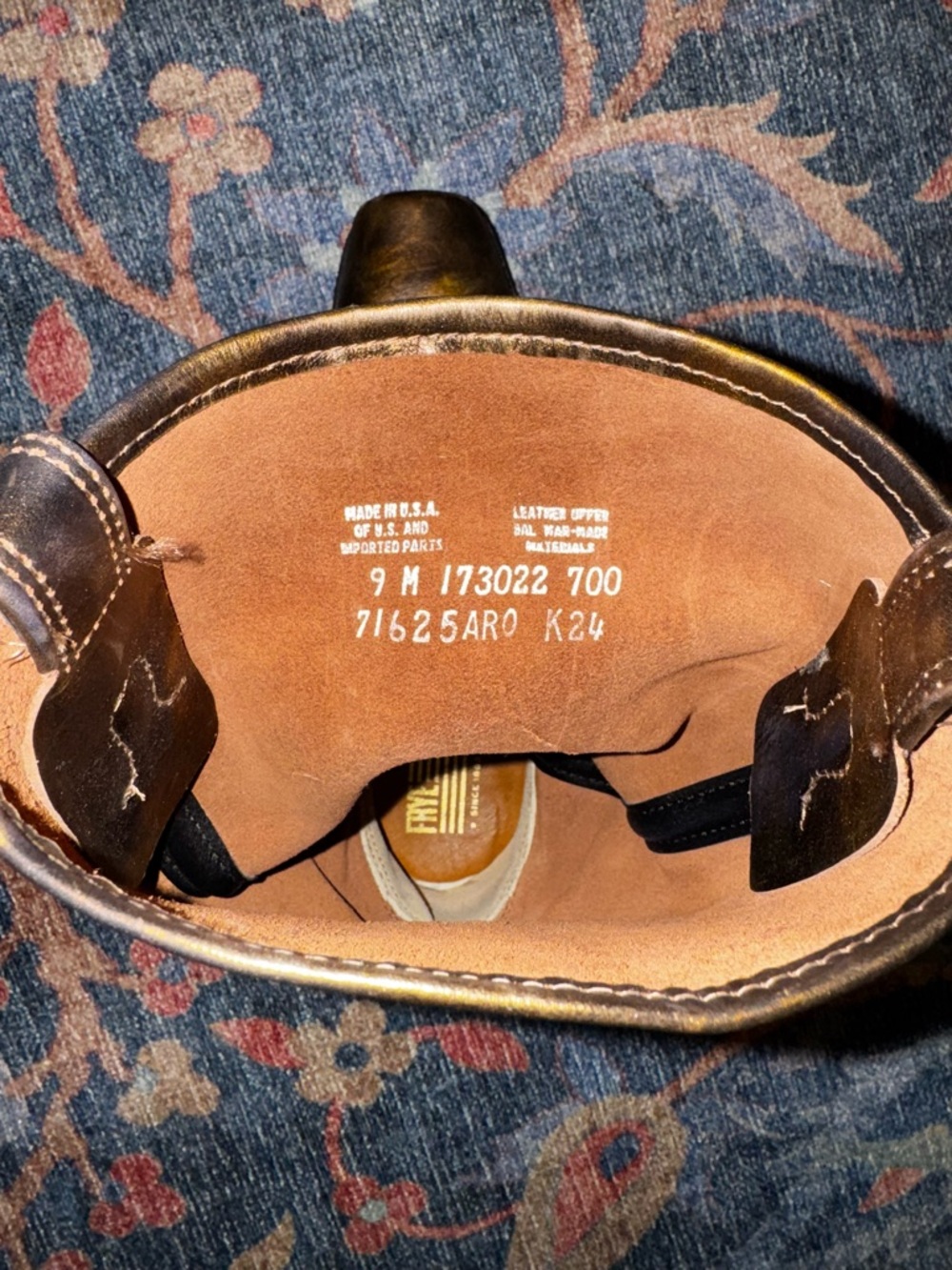 Frye Dark Brown Leather Short Harness Boots with Gold Accents *only worn once* - Picture 7 of 7